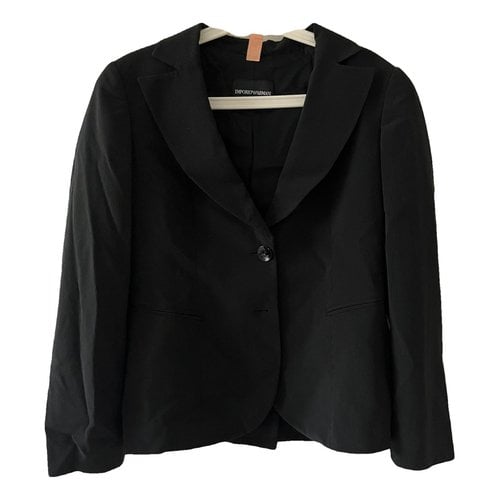 Pre-owned Emporio Armani Suit Jacket In Black