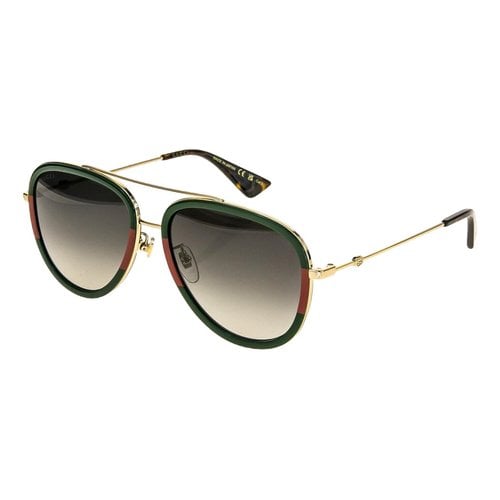 Pre-owned Gucci Sunglasses In Green