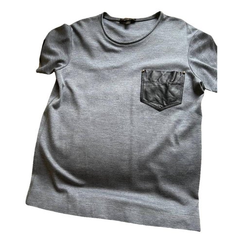 Pre-owned Louis Vuitton Cashmere T-shirt In Grey