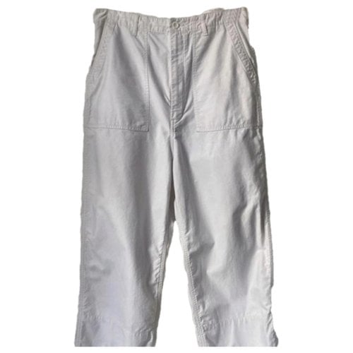 Pre-owned Junya Watanabe Trousers In White