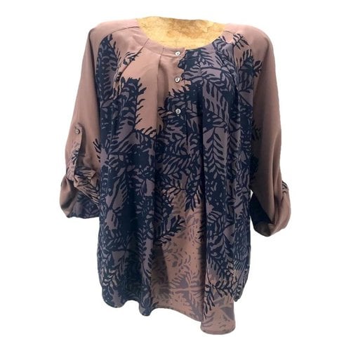 Pre-owned Ulla Johnson Silk Blouse In Pink