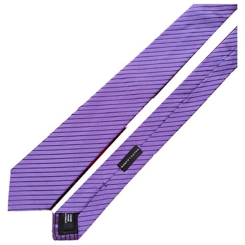 Pre-owned Ralph Lauren Silk Tie In Purple
