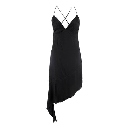 Pre-owned Givenchy Silk Dress In Black