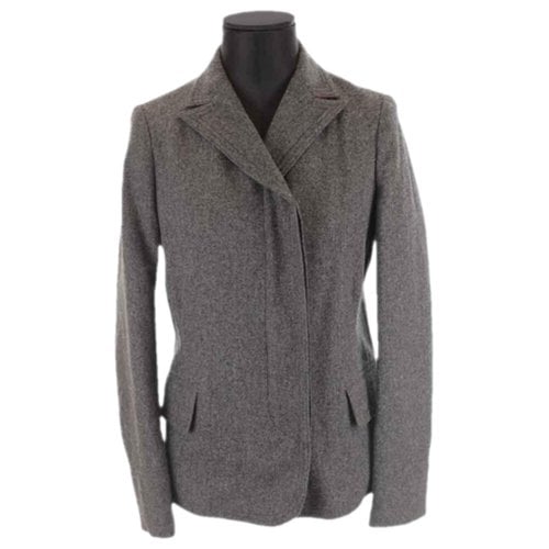 Pre-owned Marc By Marc Jacobs Wool Jacket In Grey