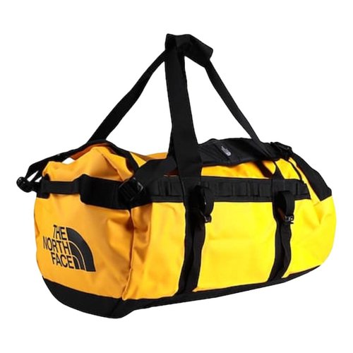 Pre-owned The North Face Cloth Travel Bag In Yellow