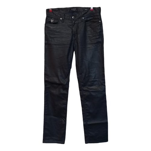 Pre-owned Guess Slim Jean In Blue