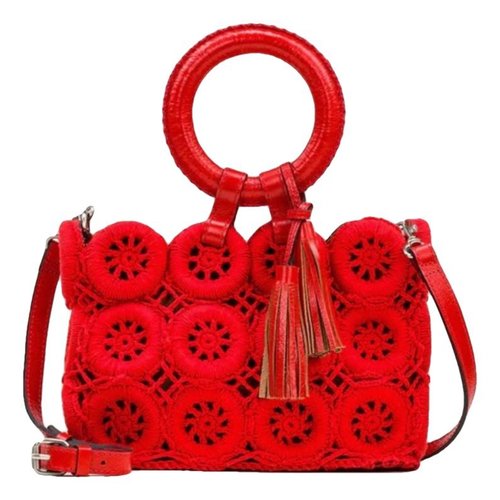 Pre-owned Patricia Nash Cloth Tote In Red