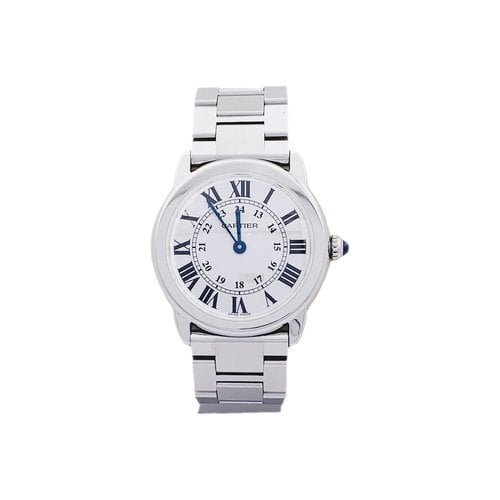 Pre-owned Cartier Ronde Solo Watch In Other