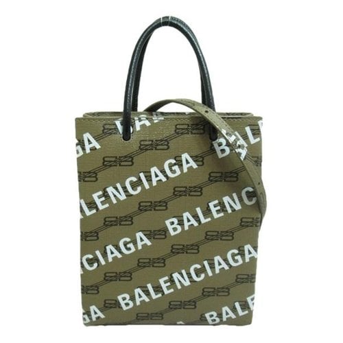 Pre-owned Balenciaga Cloth Crossbody Bag In Brown
