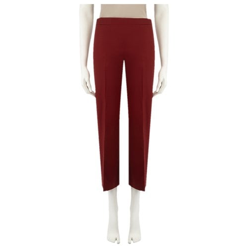 Pre-owned The Row Trousers In Red