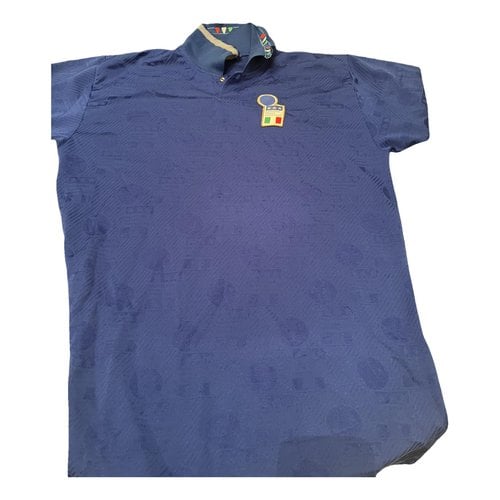 Pre-owned Diadora T-shirt In Blue