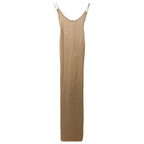 Pre-owned Deveaux Mid-length Dress In Ecru