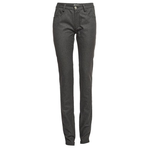Pre-owned Chloé Jeans In Grey