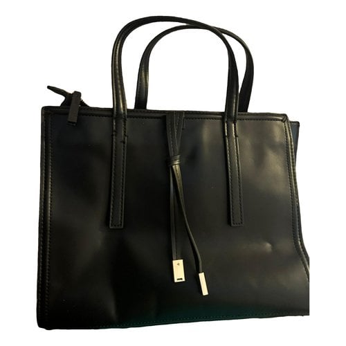 Pre-owned Ader Error Leather Handbag In Black