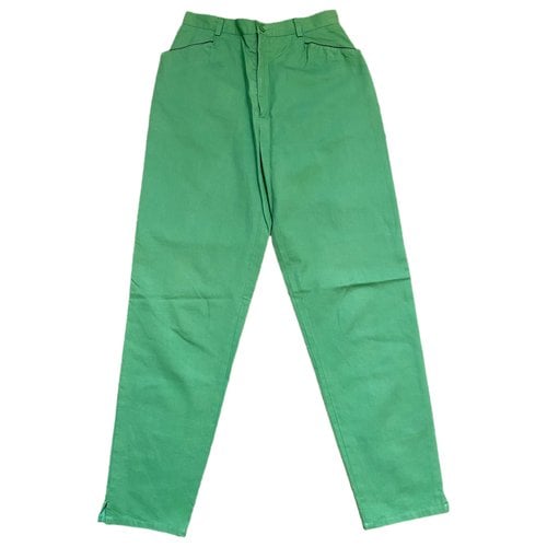 Pre-owned Cacharel Chino Pants In Green