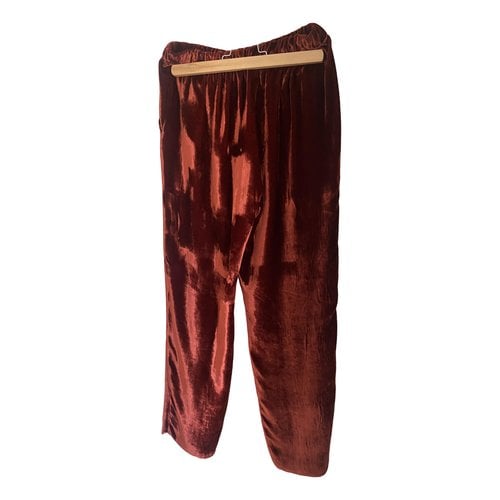Pre-owned Masscob Straight Pants In Other