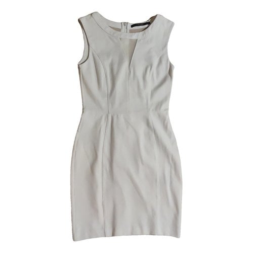 Pre-owned Guess Mini Dress In White