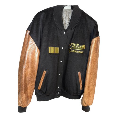 Pre-owned Vetements Leather Jacket In Brown