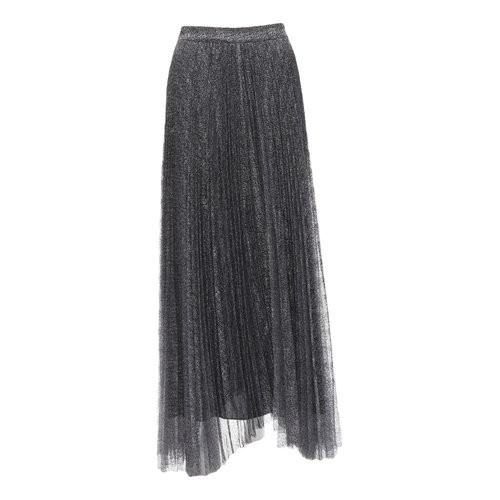 Pre-owned Alice And Olivia Skirt In Silver