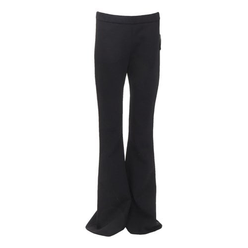 Pre-owned Gauchère Wool Trousers In Black