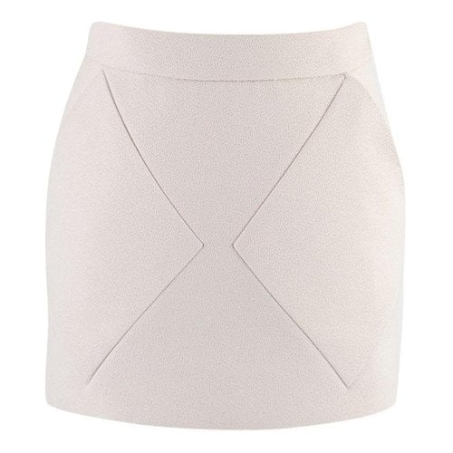 Pre-owned Balenciaga Skirt In White