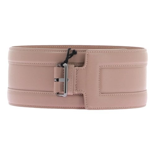 Pre-owned Alaïa Leather Belt In Pink