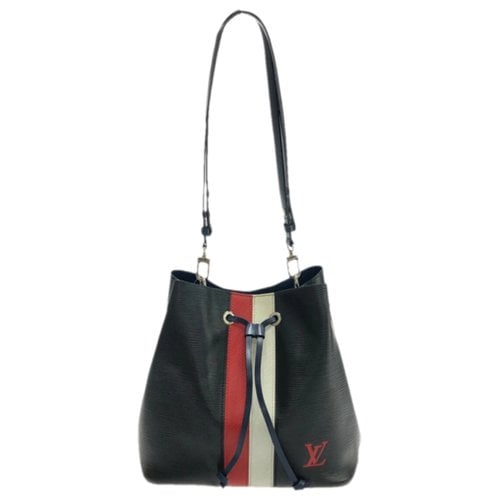 Pre-owned Louis Vuitton Néonoé Leather Handbag In Black