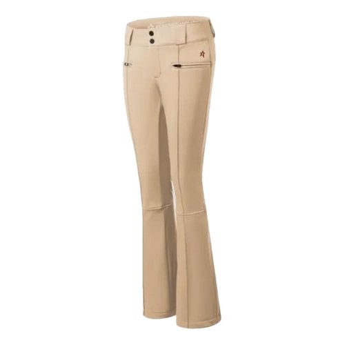 Pre-owned Perfect Moment Trousers In Beige