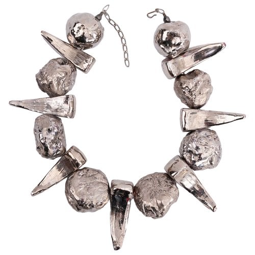 Pre-owned Jean Patou Necklace In Silver