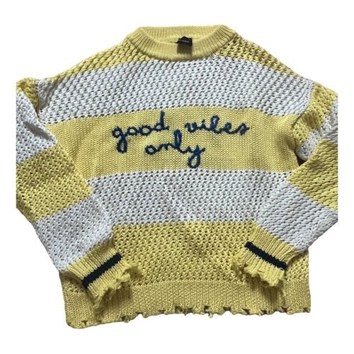 Pre-owned Pinko Wool Jumper In Yellow