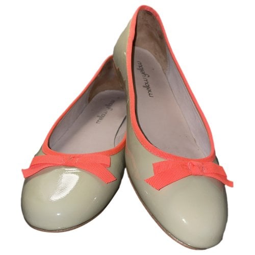 Pre-owned Mellow Yellow Leather Ballet Flats In Other