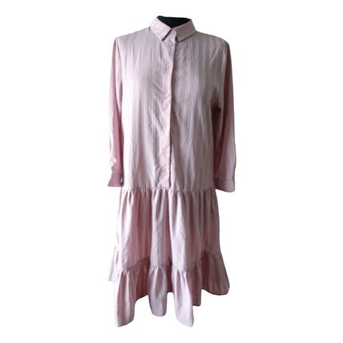 Pre-owned Ichi Mid-length Dress In Pink