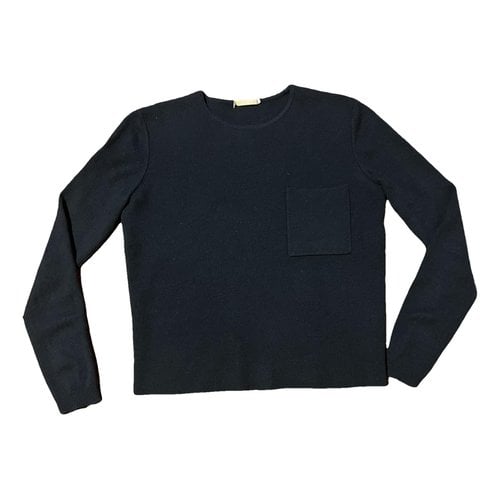 Pre-owned Chloé Cashmere Jumper In Navy