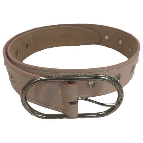 Pre-owned Acne Studios Leather Belt In Pink