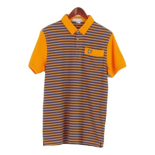 Pre-owned Lyle & Scott Polo Shirt In Orange
