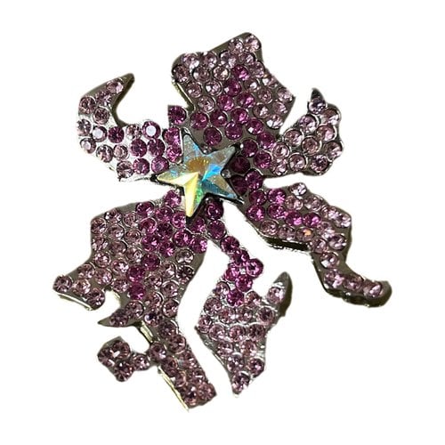 Pre-owned Christian Lacroix Pin & Brooche In Pink