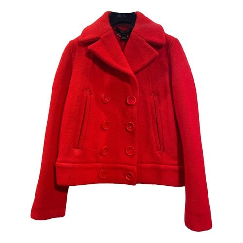 Pre-owned Marc By Marc Jacobs Wool Jacket In Red
