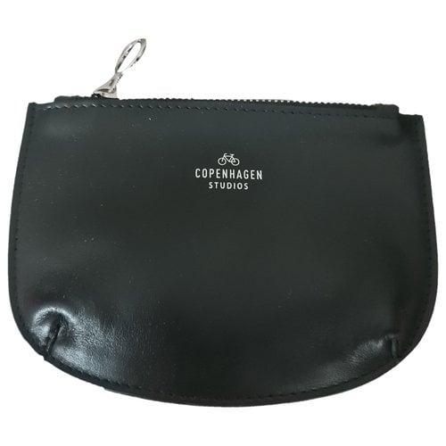 Pre-owned Copenhagen Studios Leather Wallet In Black