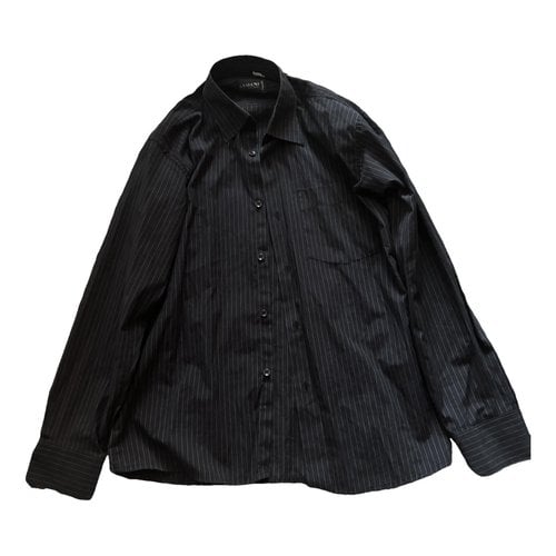 Pre-owned Armani Collezioni Shirt In Black