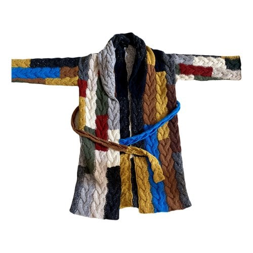 Pre-owned Alanui Wool Coat In Multicolour
