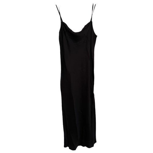 Pre-owned Munthe Mid-length Dress In Black