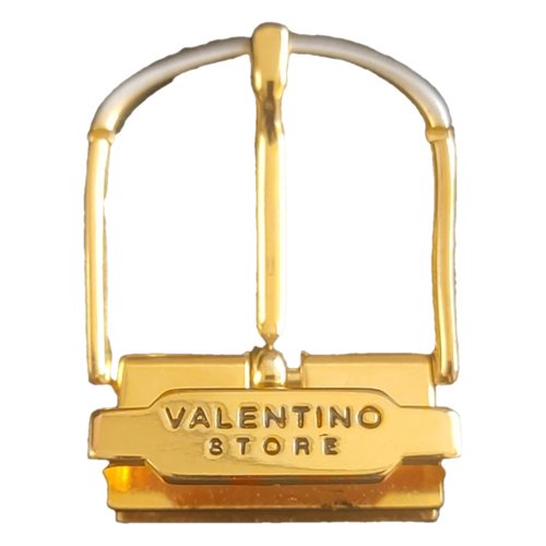 Pre-owned Valentino Garavani Belt In Gold