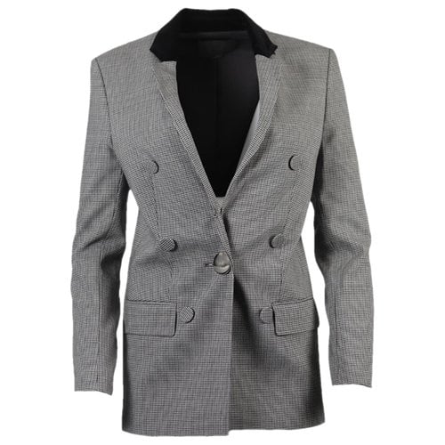 Pre-owned Alexander Wang Wool Blazer In Grey
