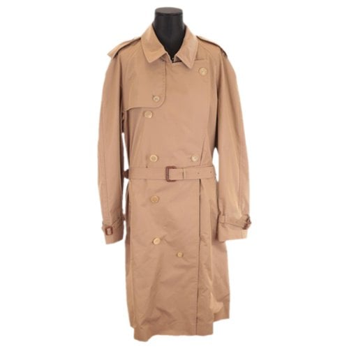 Pre-owned Gucci Trench Coat In Brown