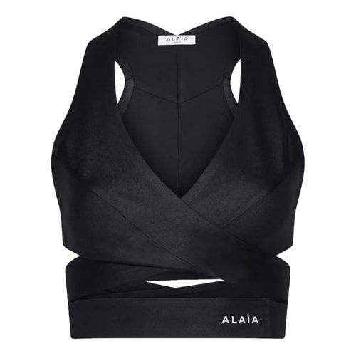 Pre-owned Alaïa Top In Black