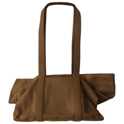 Pre-owned Cortana Leather Tote In Beige