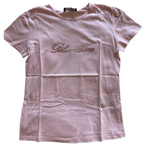 Pre-owned Blumarine T-shirt In Pink