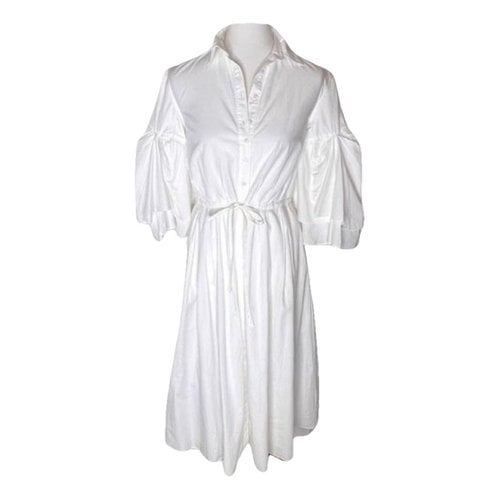 Pre-owned Rosie Assoulin Mid-length Dress In White