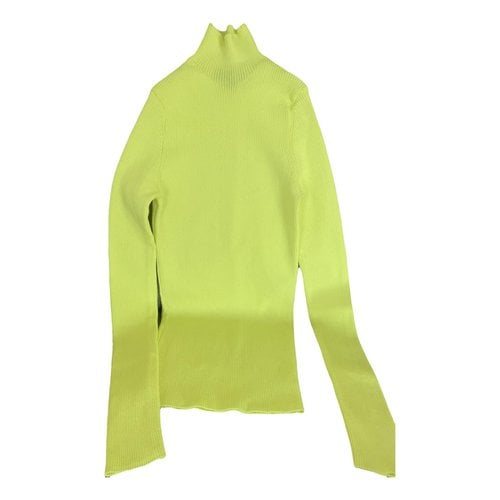 Pre-owned Maje Top In Yellow