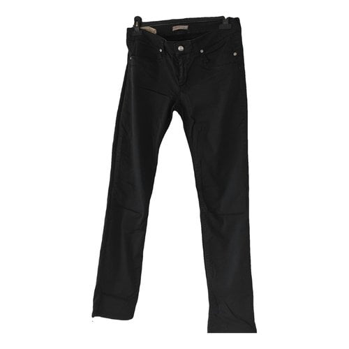 Pre-owned Liujo Slim Jeans In Black